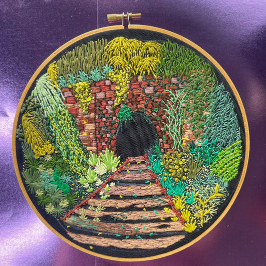 Helensburgh Tunnel Embroidery Hoop