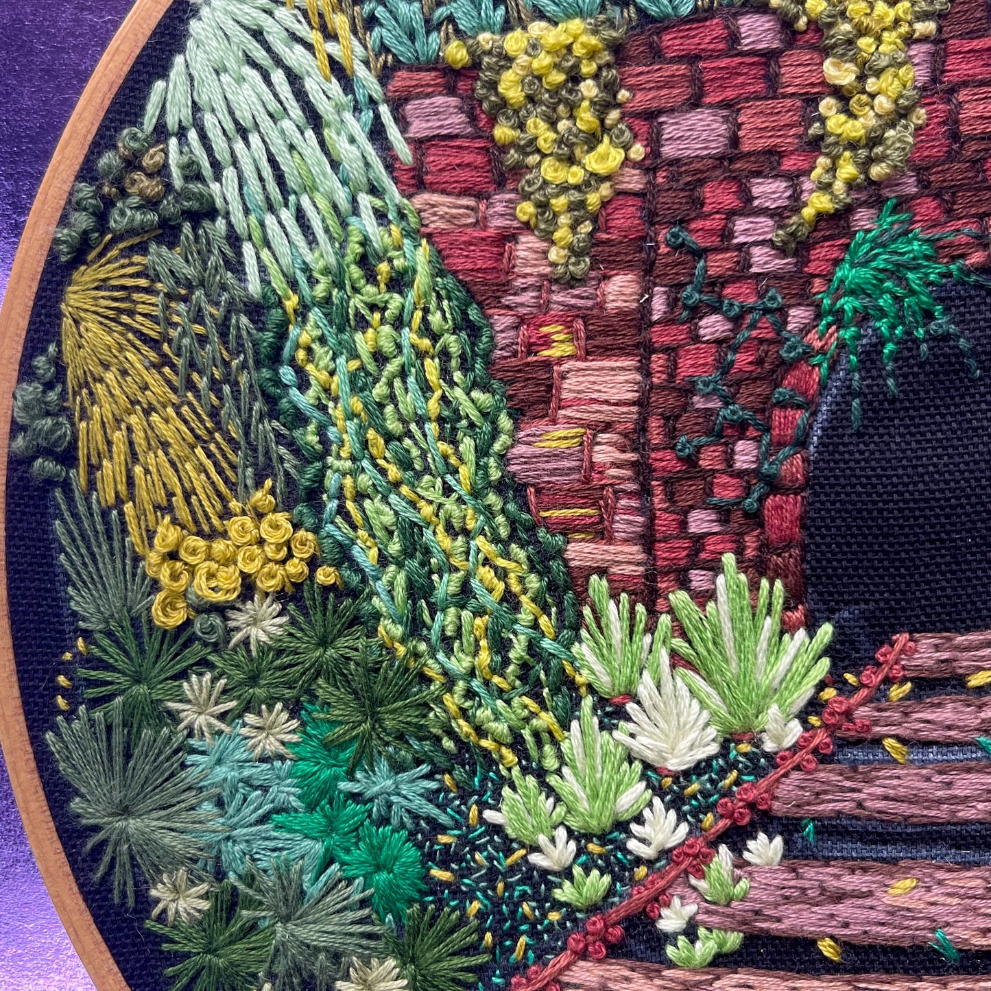 Helensburgh Tunnel Embroidery Hoop