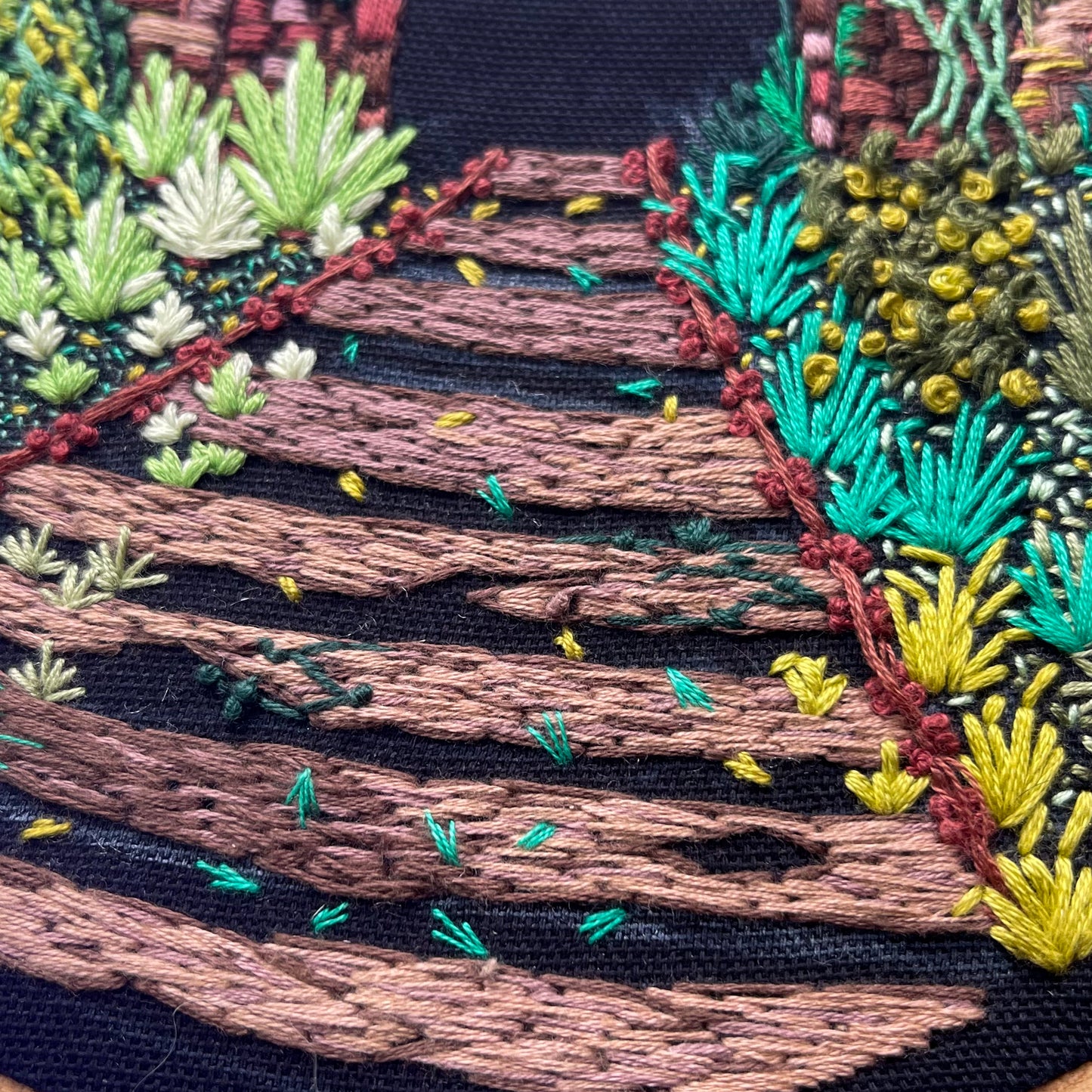 Helensburgh Tunnel Embroidery Hoop