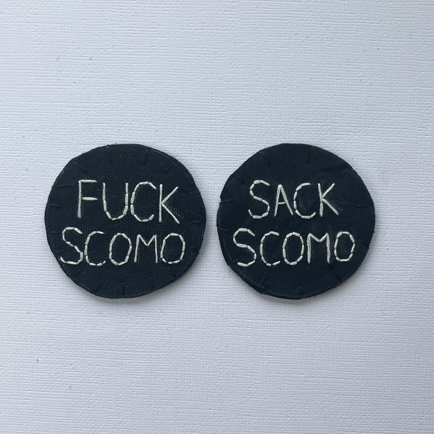 Scomo Hand Embroidered Patch