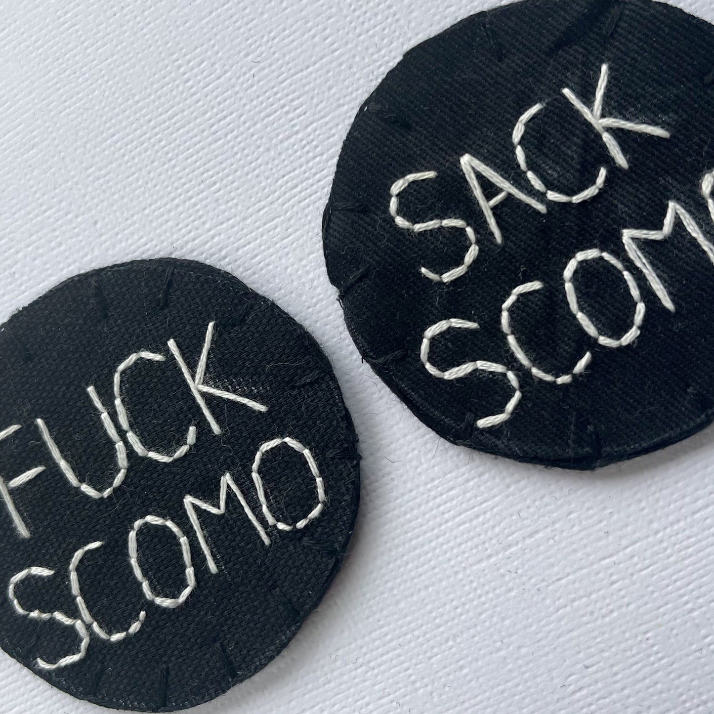 Scomo Hand Embroidered Patch