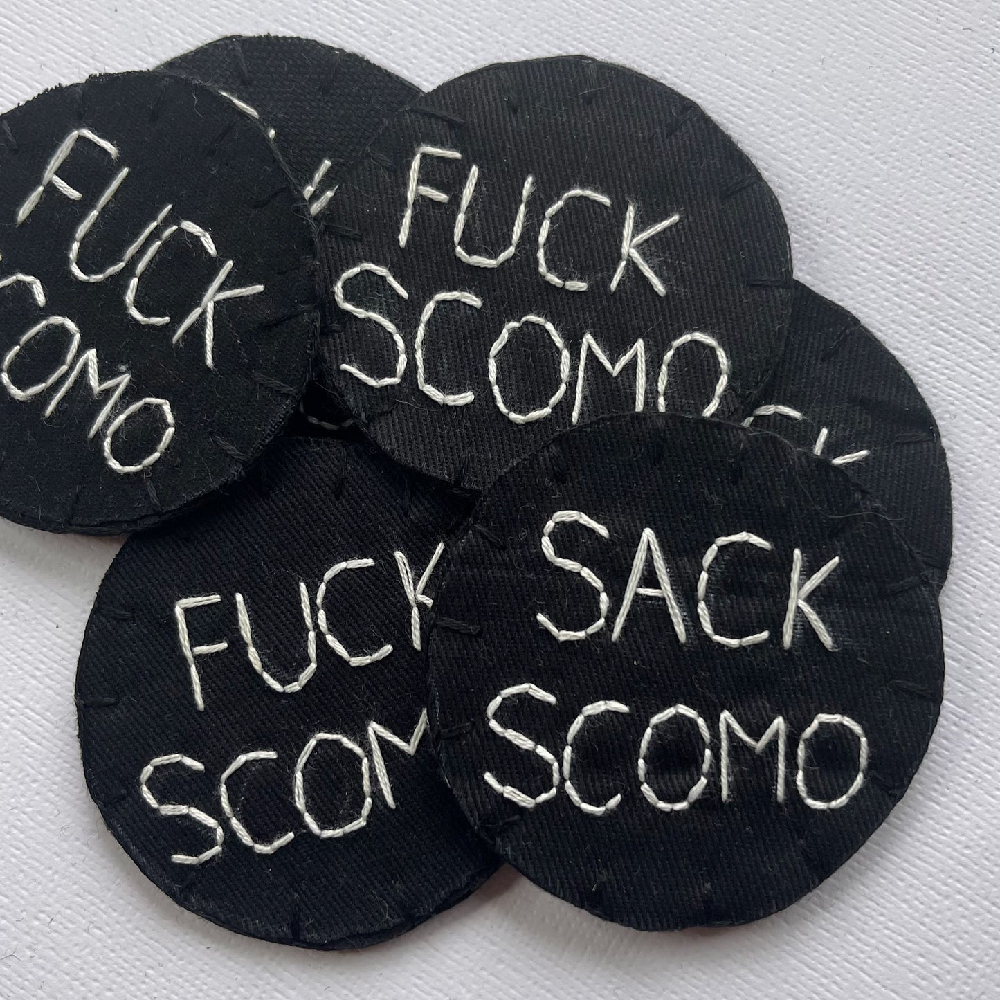 Scomo Hand Embroidered Patch